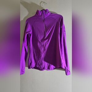 3/4 zip workout top
